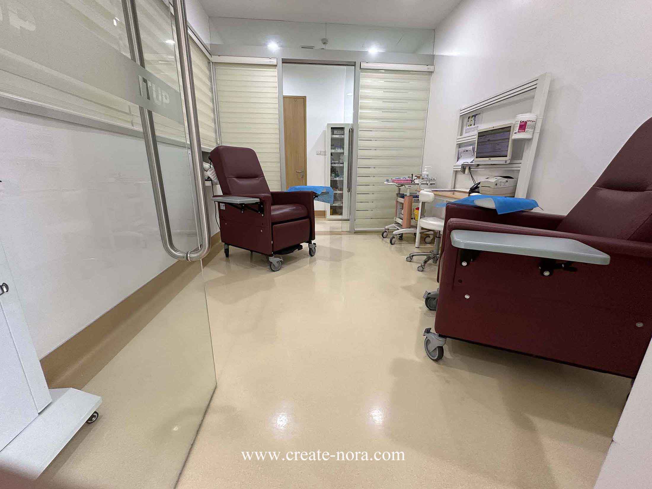 the photo of nora rubber flooring in VITUP International Hospital 11